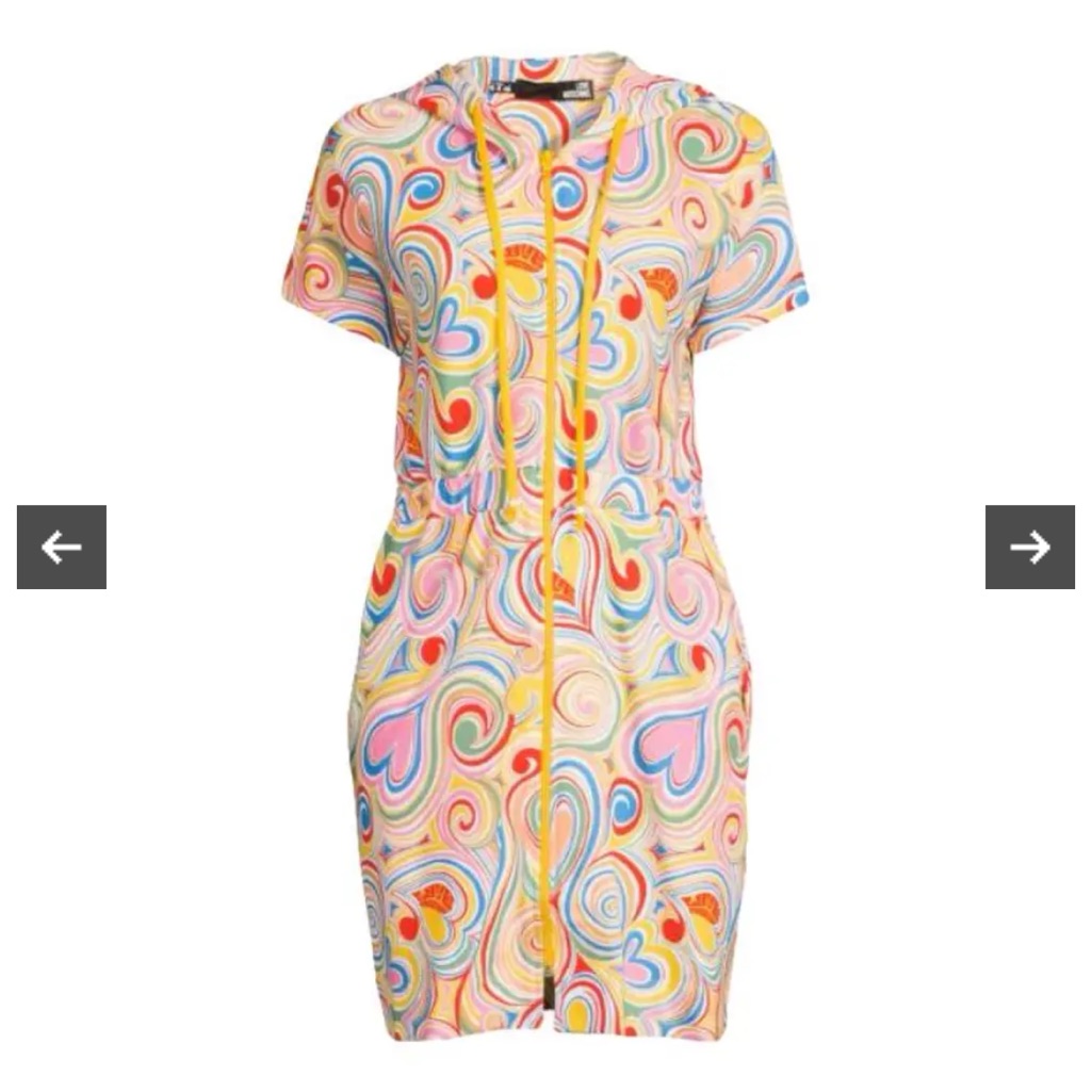 Love Moschino Hooded Dress (Nwt)